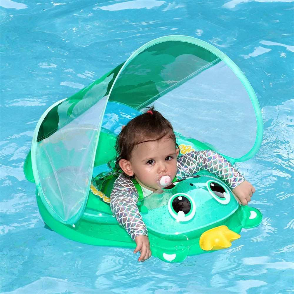 Infant Water Float Ring with Supportive Seat Design for Bath & Pool Fun | Thomler