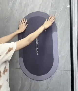 Ultra-Absorbent Diatomaceous Bathroom Mat with Non-Slip Base – Fast-Drying, Soft-Touch Surface for Shower & Tub – Available in | Thomler