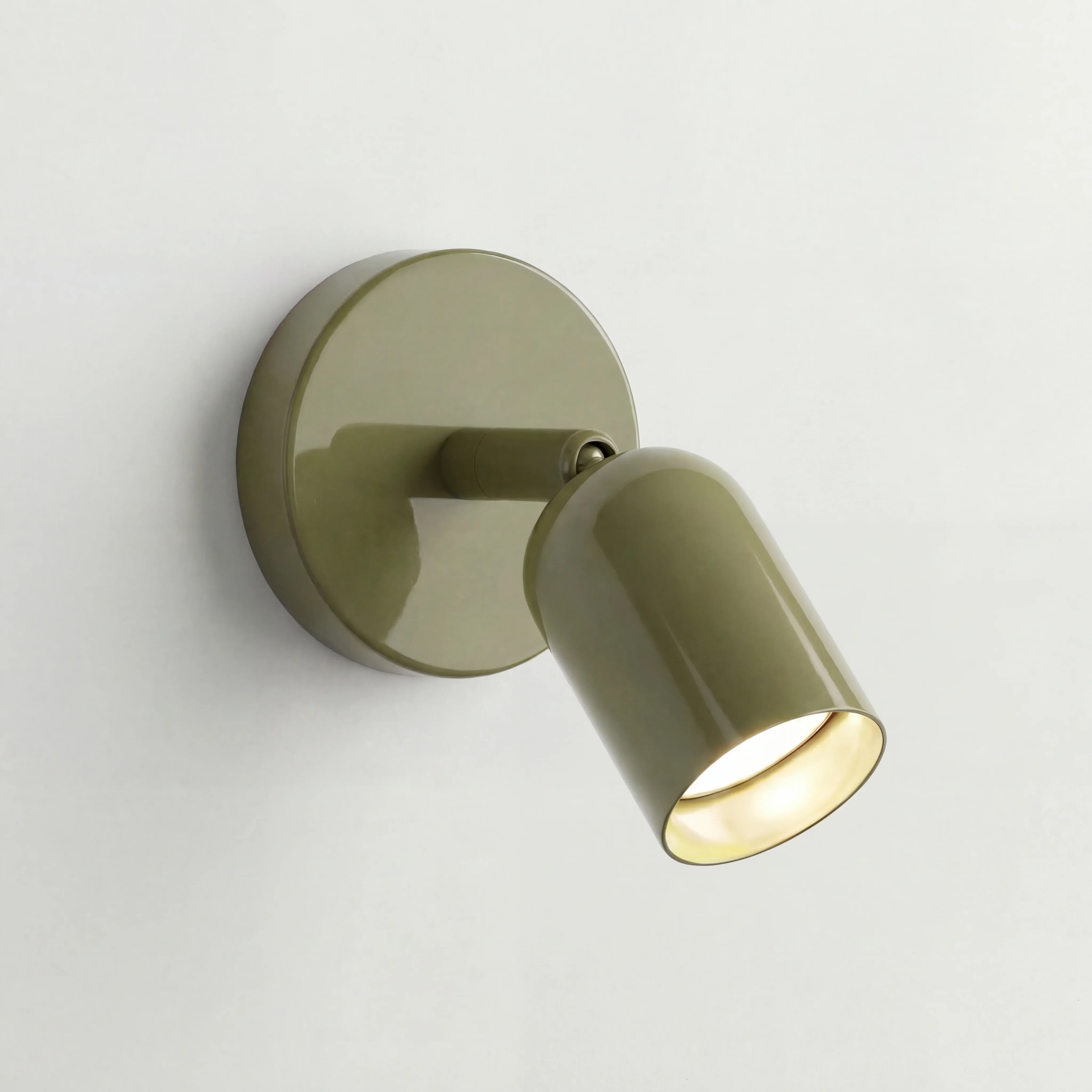 Wall Light Metal 10W LED Rotatable Cylindrical Shade Bedside Bedroom Reading Adjustable Modern Bauhaus Style | Thomler