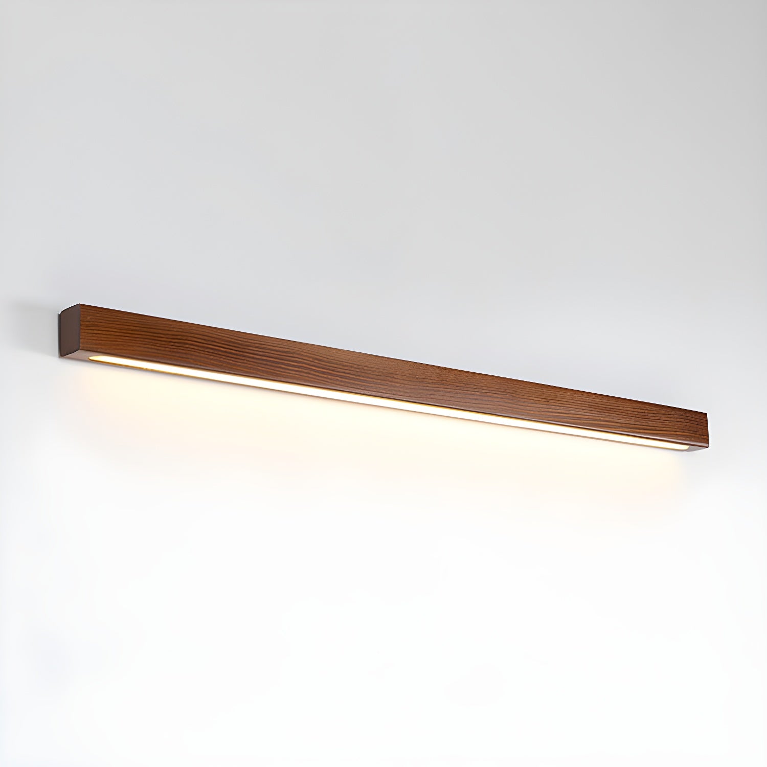 Linear Wall Light 12W Natural Pine Wood 23.6 in Indoor Hallway Vanity Lighting Modern Minimalist Fixture | Thomler