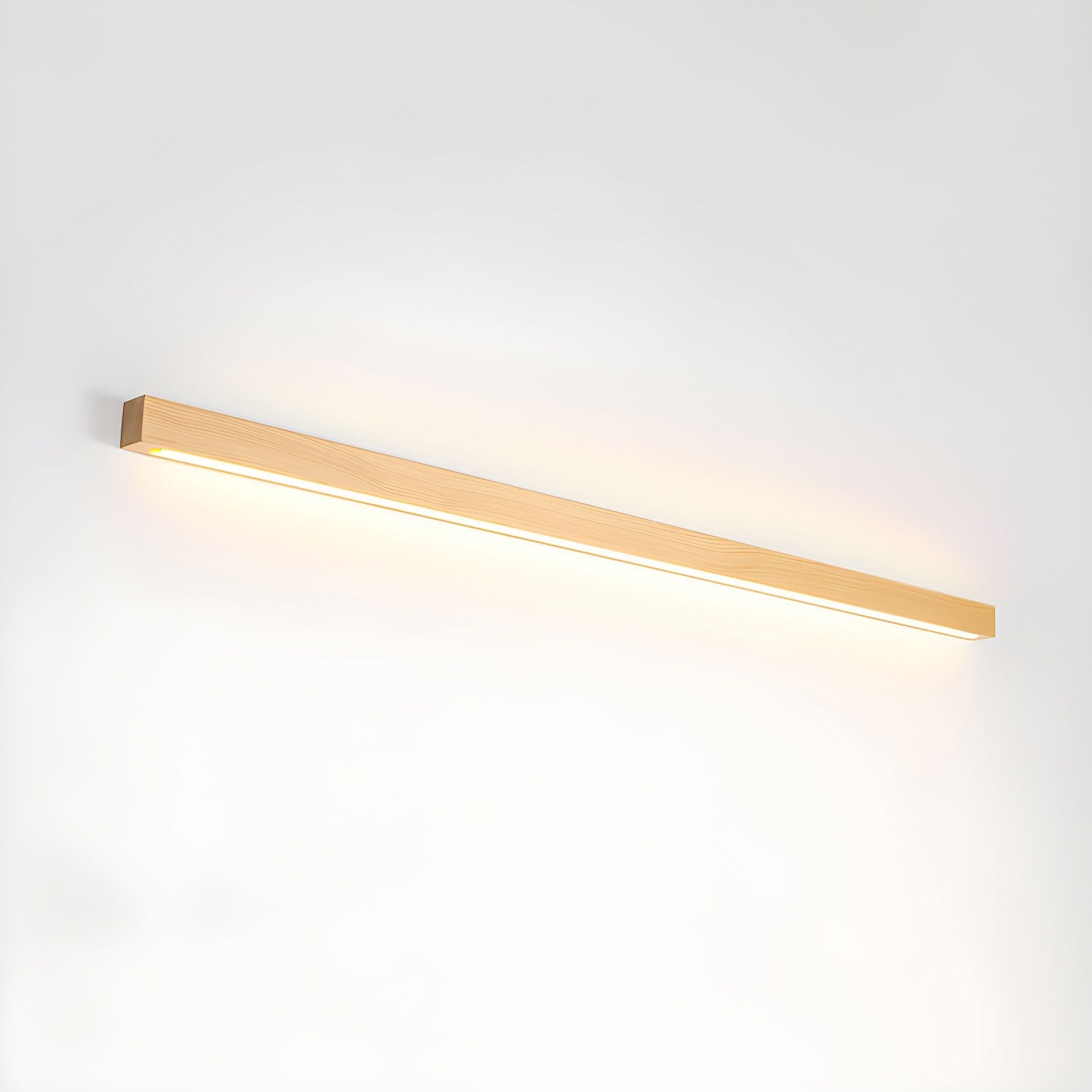 Linear Wall Light 12W Natural Pine Wood 23.6 in Indoor Hallway Vanity Lighting Modern Minimalist Fixture | Thomler
