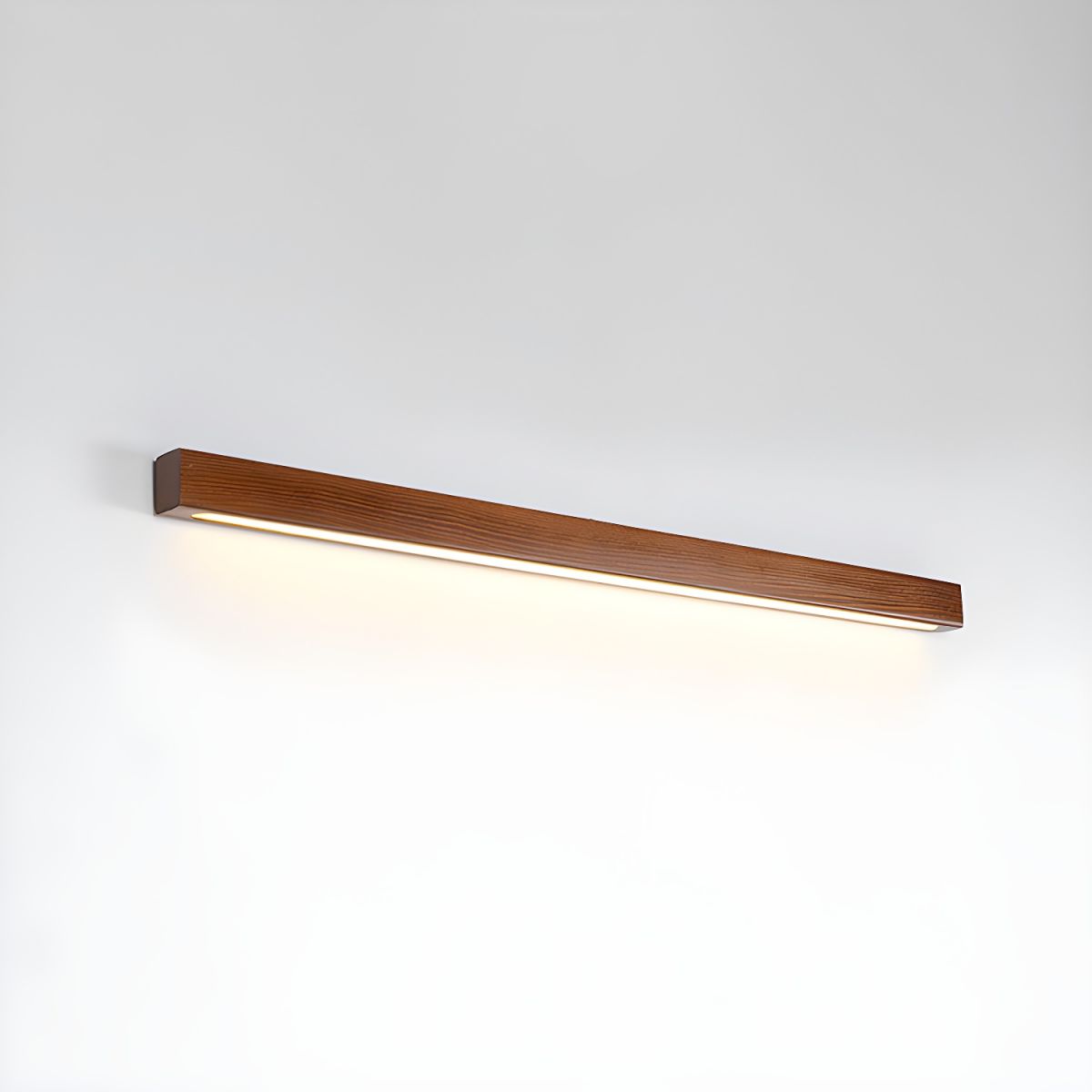 Linear Wall Light 12W Natural Pine Wood 23.6 in Indoor Hallway Vanity Lighting Modern Minimalist Fixture | Thomler