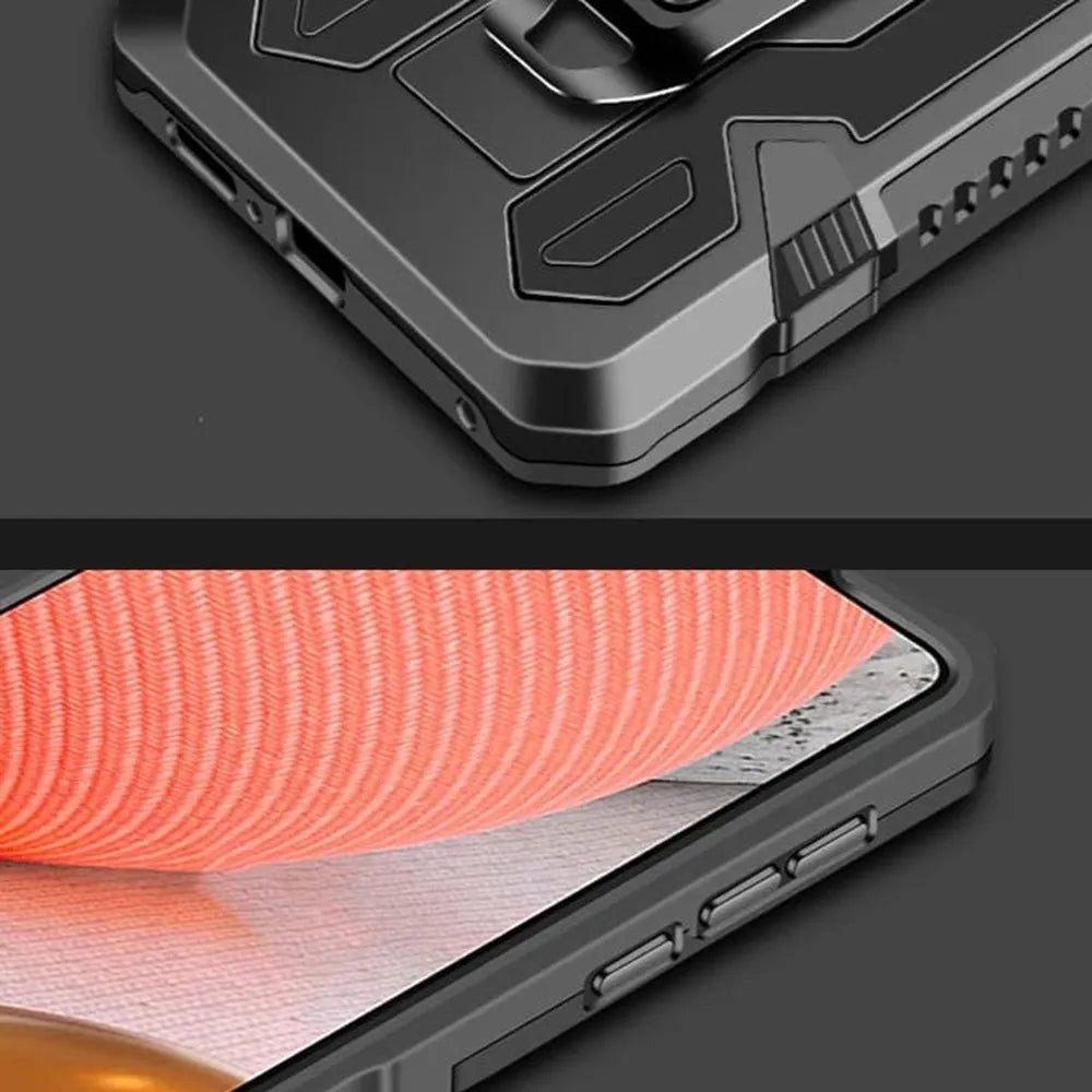 Heavy-Duty Belt Clip Phone Case for Samsung Galaxy – Rugged Dual-Layer Protection with Holster – S21 S22 S23 S24 S25 Plus Ultra | Thomler