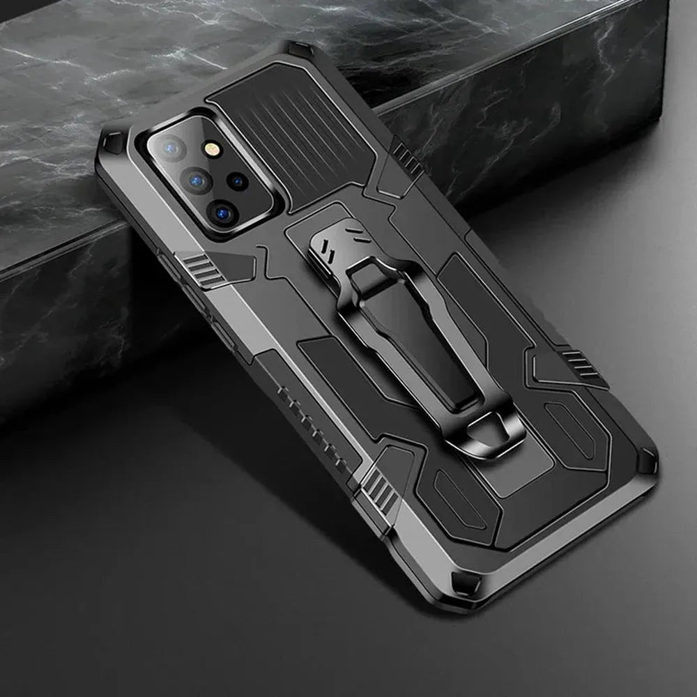 Heavy-Duty Belt Clip Phone Case for Samsung Galaxy – Rugged Dual-Layer Protection with Holster – S21 S22 S23 S24 S25 Plus Ultra | Thomler