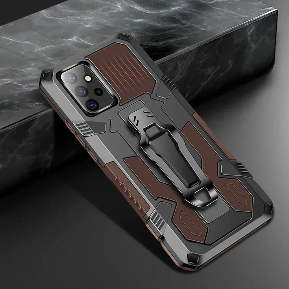 Heavy-Duty Belt Clip Phone Case for Samsung Galaxy – Rugged Dual-Layer Protection with Holster – S21 S22 S23 S24 S25 Plus Ultra | Thomler