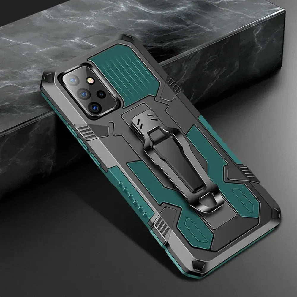 Heavy-Duty Belt Clip Phone Case for Samsung Galaxy – Rugged Dual-Layer Protection with Holster – S21 S22 S23 S24 S25 Plus Ultra | Thomler