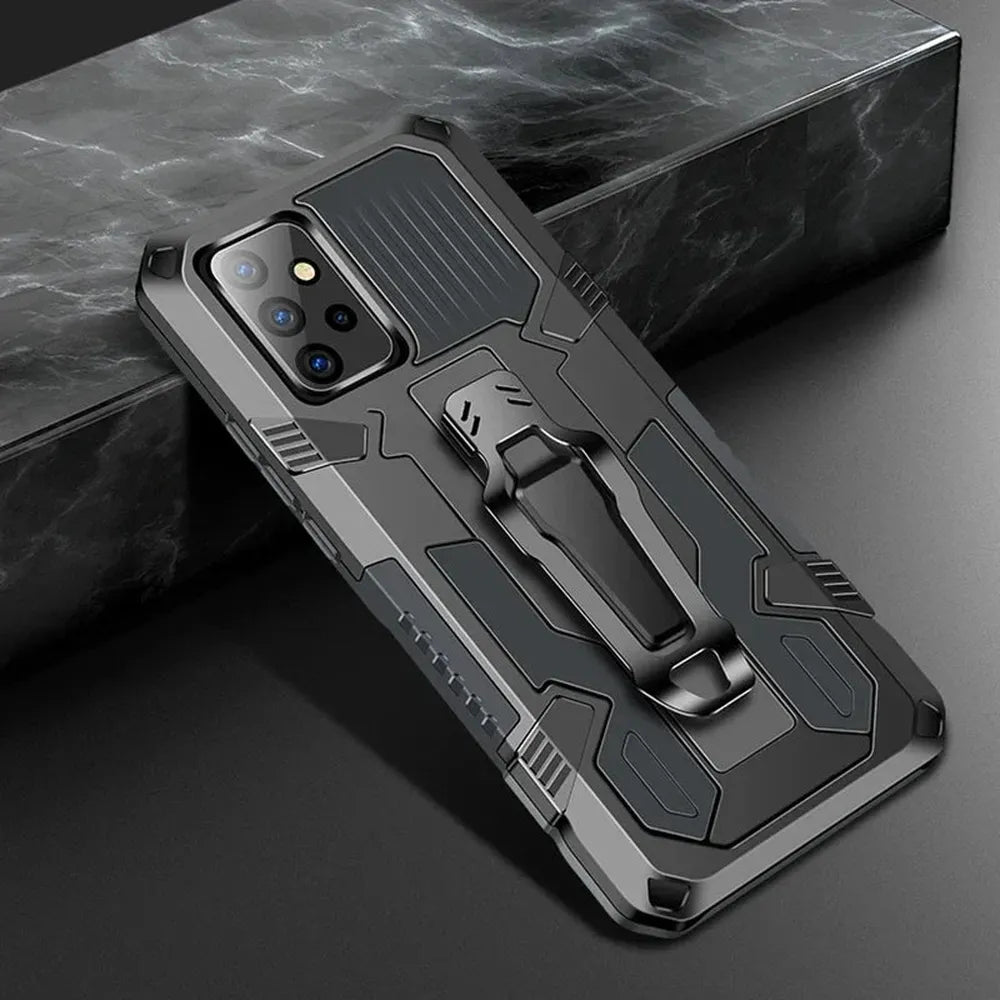 Heavy-Duty Belt Clip Phone Case for Samsung Galaxy – Rugged Dual-Layer Protection with Holster – S21 S22 S23 S24 S25 Plus Ultra | Thomler