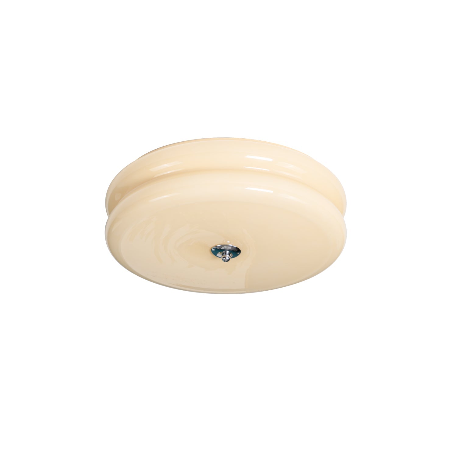 Ceiling Light Glass Metal 32.0 cm Warm LED Living Room Art Deco Flush Mount Hallway Lighting | Thomler
