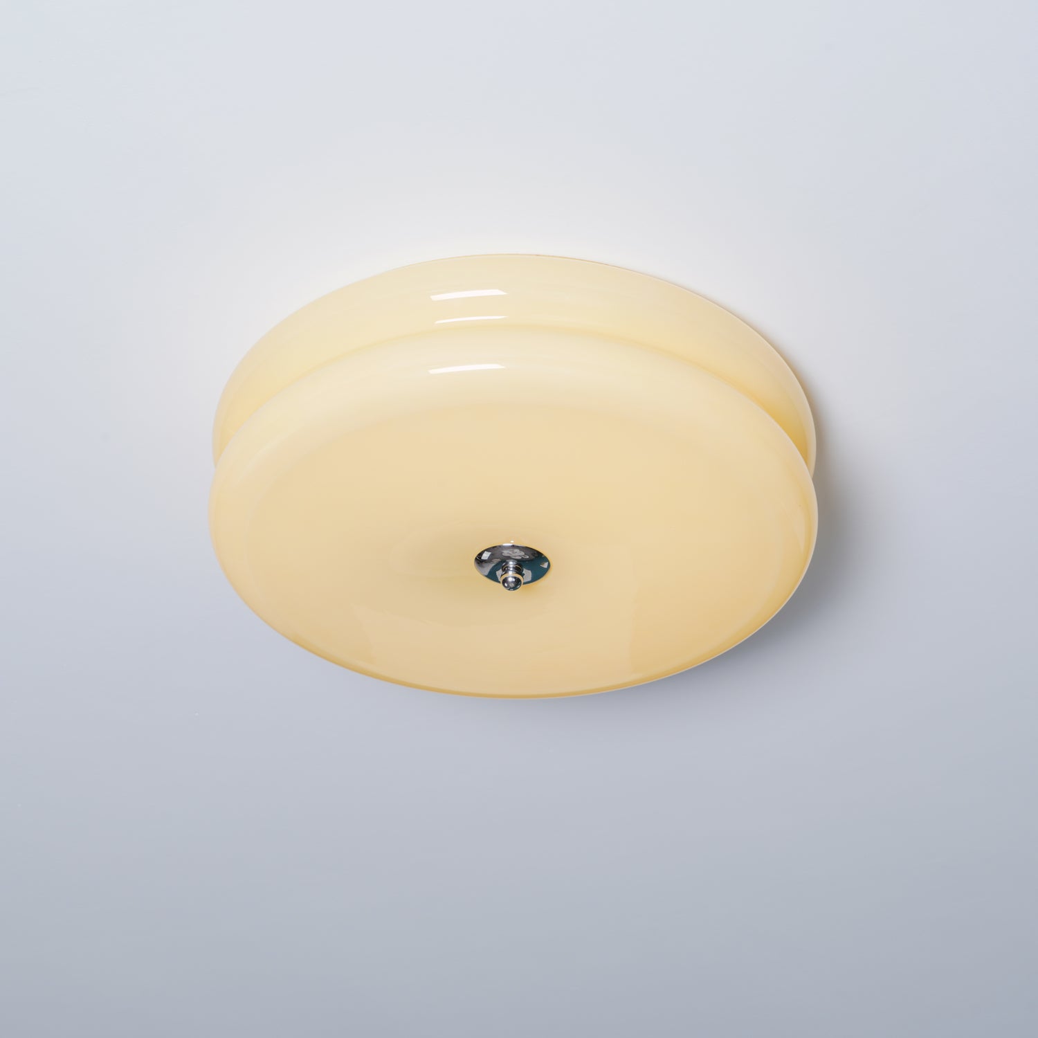 Ceiling Light Glass Metal 32.0 cm Warm LED Living Room Art Deco Flush Mount Hallway Lighting | Thomler