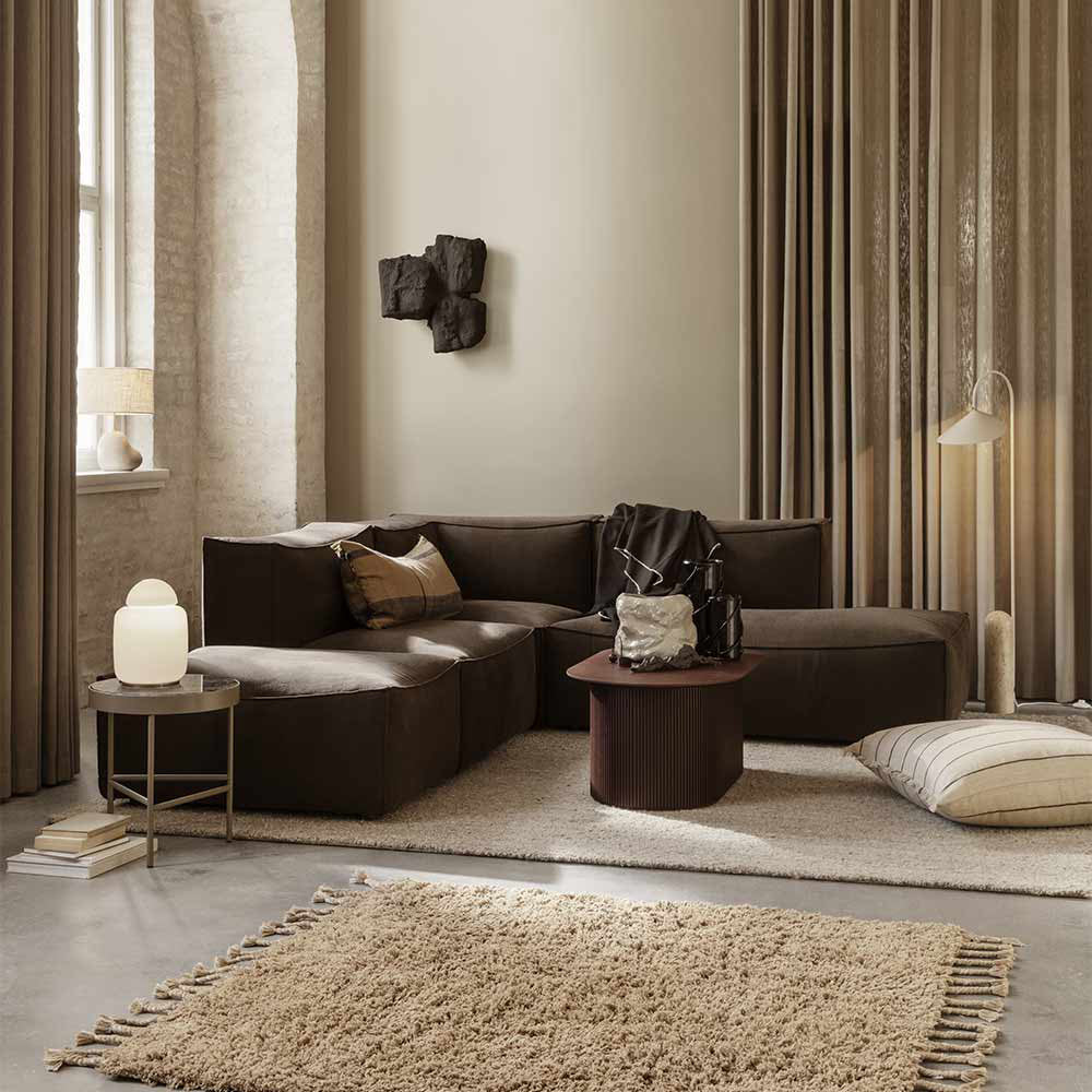 Floor Lamp Metal 53.5 in Black Marble Base Indoor LED Reading Light Living Room Bedroom Accent | Thomler