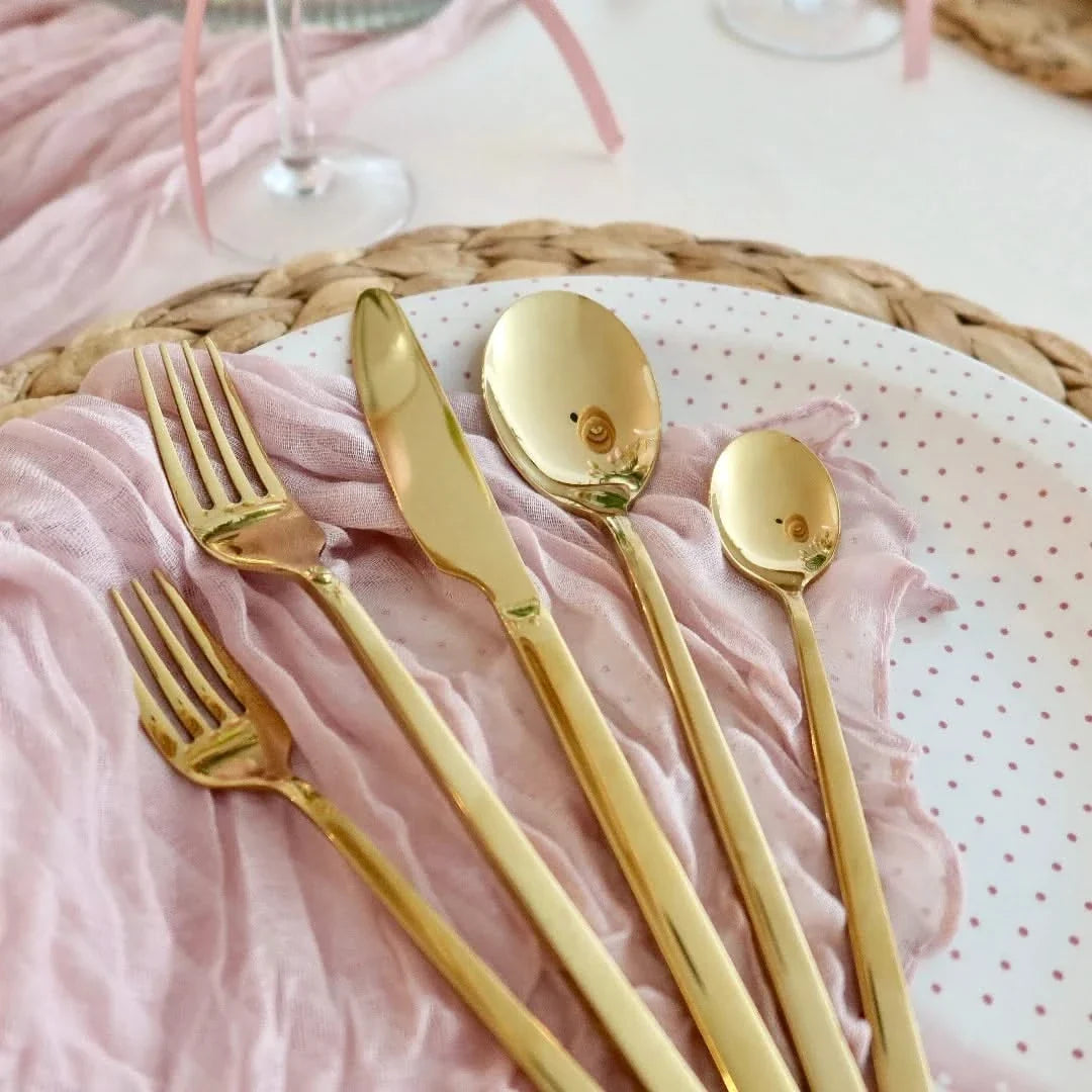 30-Piece Stainless Steel Cutlery Set – Elegant Finish for Everyday Dining | Thomler