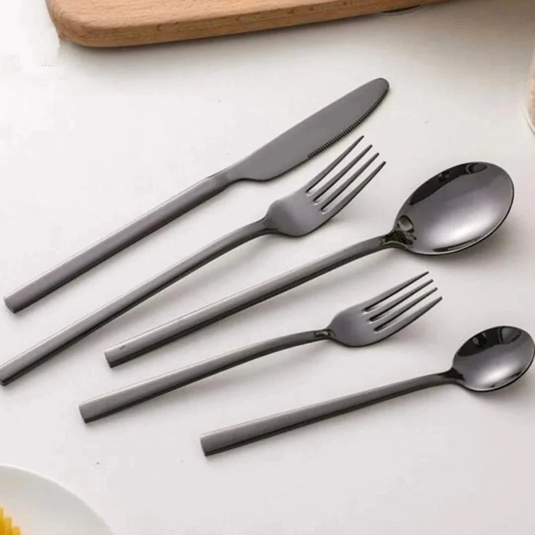 30-Piece Stainless Steel Cutlery Set – Elegant Finish for Everyday Dining | Thomler
