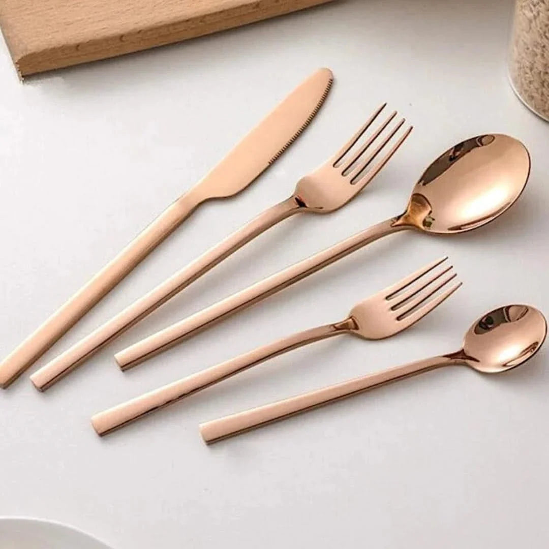 30-Piece Stainless Steel Cutlery Set – Elegant Finish for Everyday Dining | Thomler