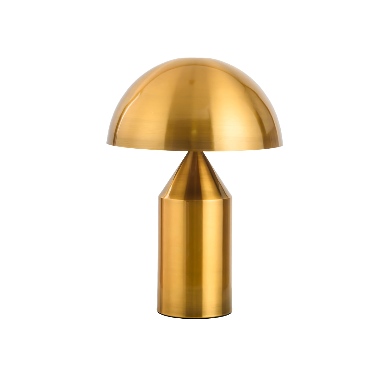 Geometric Table Lamp 13.8 in Metal Modern Bedroom Living Room Ambient Light Sculptural Design | Thomler