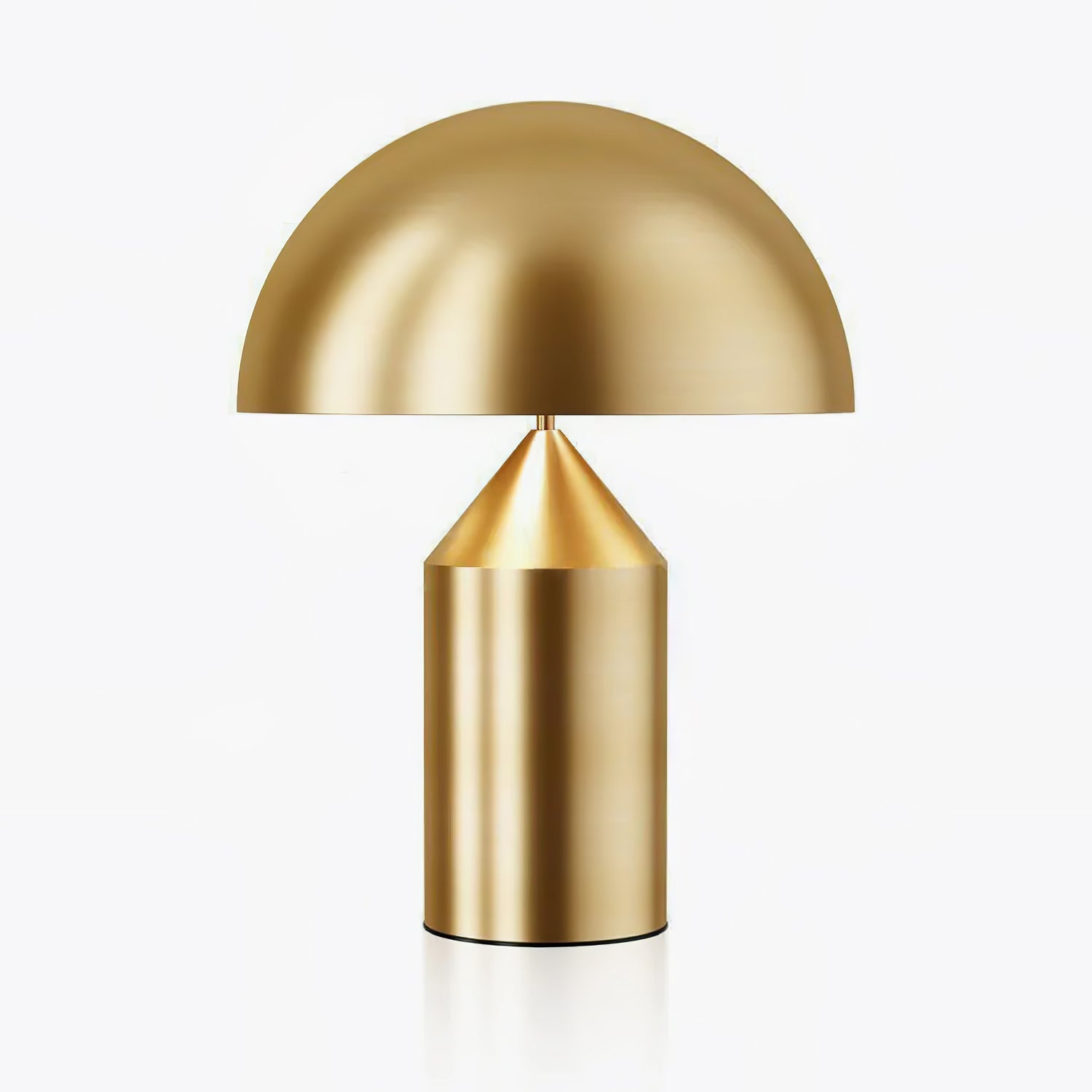 Geometric Table Lamp 13.8 in Metal Modern Bedroom Living Room Ambient Light Sculptural Design | Thomler