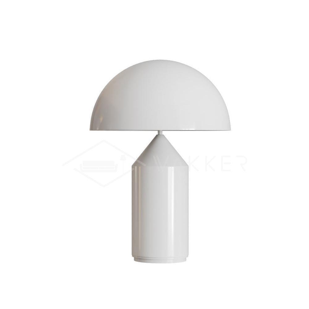 Geometric Table Lamp 13.8 in Metal Modern Bedroom Living Room Ambient Light Sculptural Design | Thomler