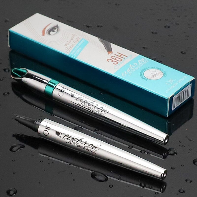 Four-Tip Eyebrow Pen Hair-Like Strokes Smudge-Proof Long-Wear Natural Brow Definer Tool for Sparse Thin Patchy Brows Women Daily Makeup | Thomler