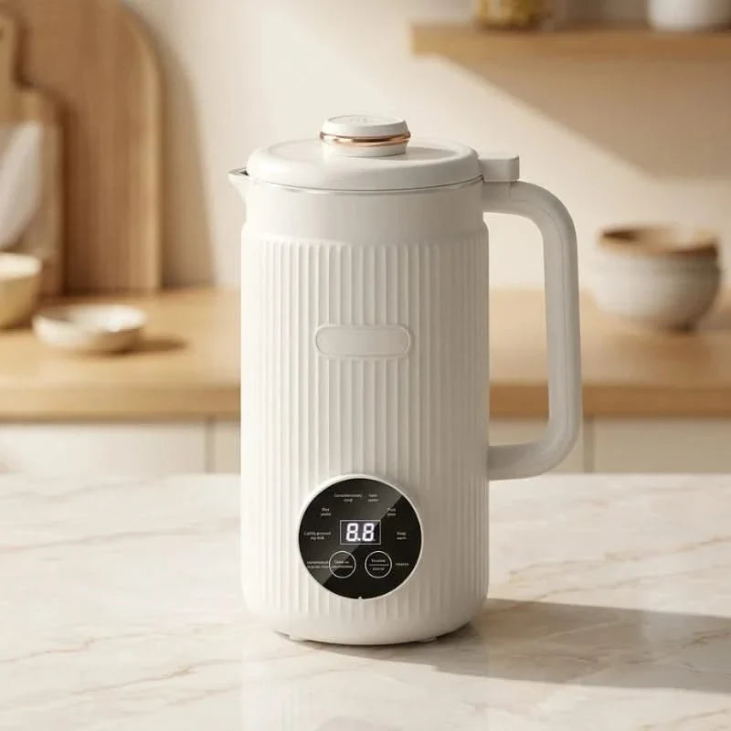 Multi-Function Soup & Milk Maker – 8 Programs, Self-Cleaning 1.2L Blender for Hot Soups, Plant Milk, Juice & Baby Food | Thomler