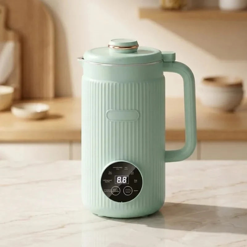 Multi-Function Soup & Milk Maker – 8 Programs, Self-Cleaning 1.2L Blender for Hot Soups, Plant Milk, Juice & Baby Food | Thomler