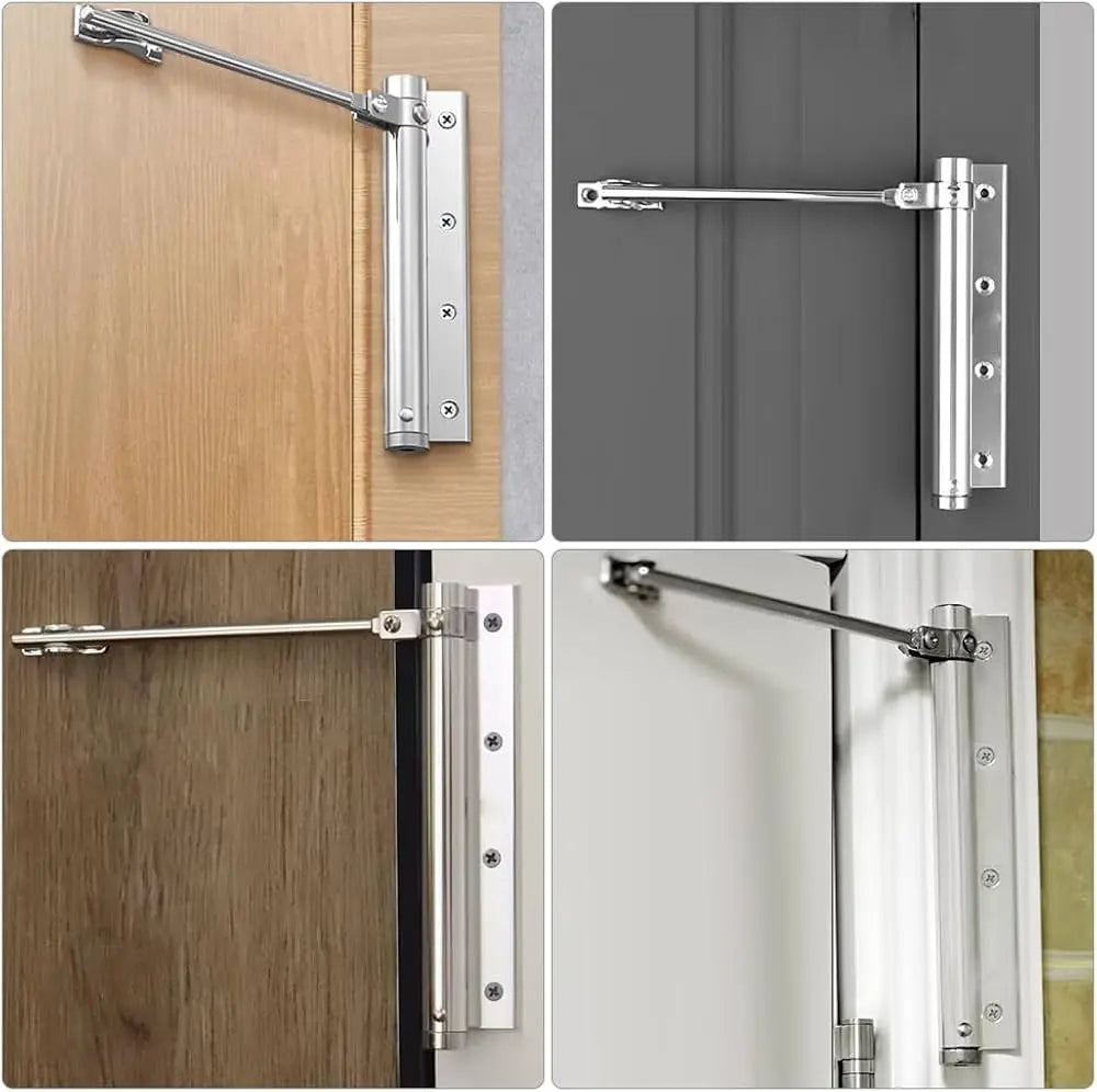 Door Closer Stainless Steel 18.5 cm Indoor Soft Close Adjustable Speed Left And Right Hand Door Damper | Thomler