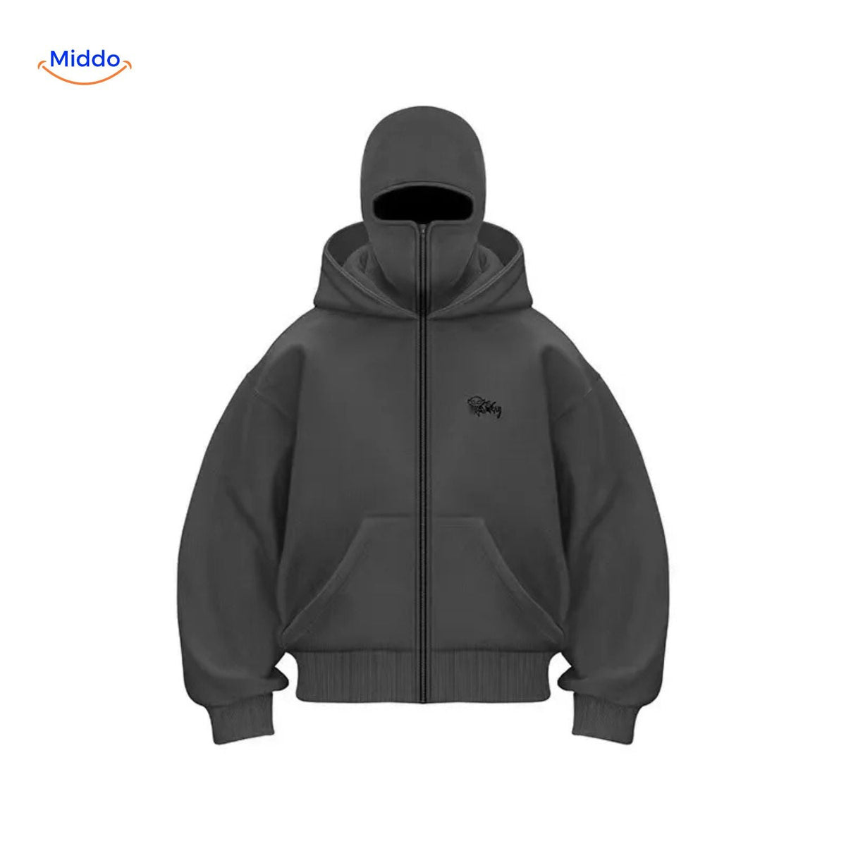 Cotton Double-Hood Pullover Sweatshirt – Unisex Fall & Winter Layering Essential for Men & Women | Thomler