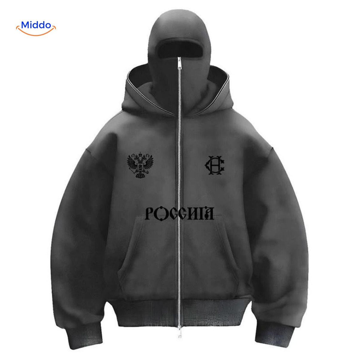 Cotton Double-Hood Pullover Sweatshirt – Unisex Fall & Winter Layering Essential for Men & Women | Thomler