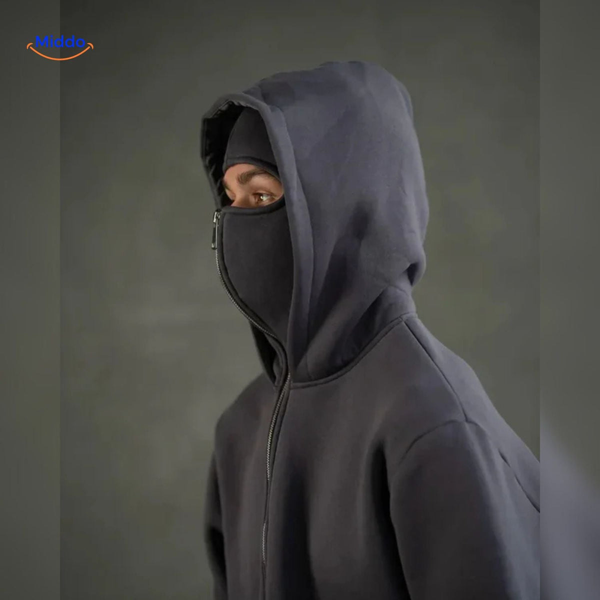 Cotton Double-Hood Pullover Sweatshirt – Unisex Fall & Winter Layering Essential for Men & Women | Thomler