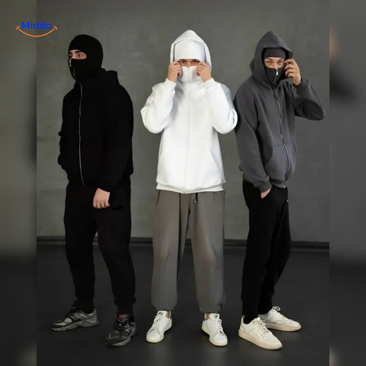 Cotton Double-Hood Pullover Sweatshirt – Unisex Fall & Winter Layering Essential for Men & Women | Thomler