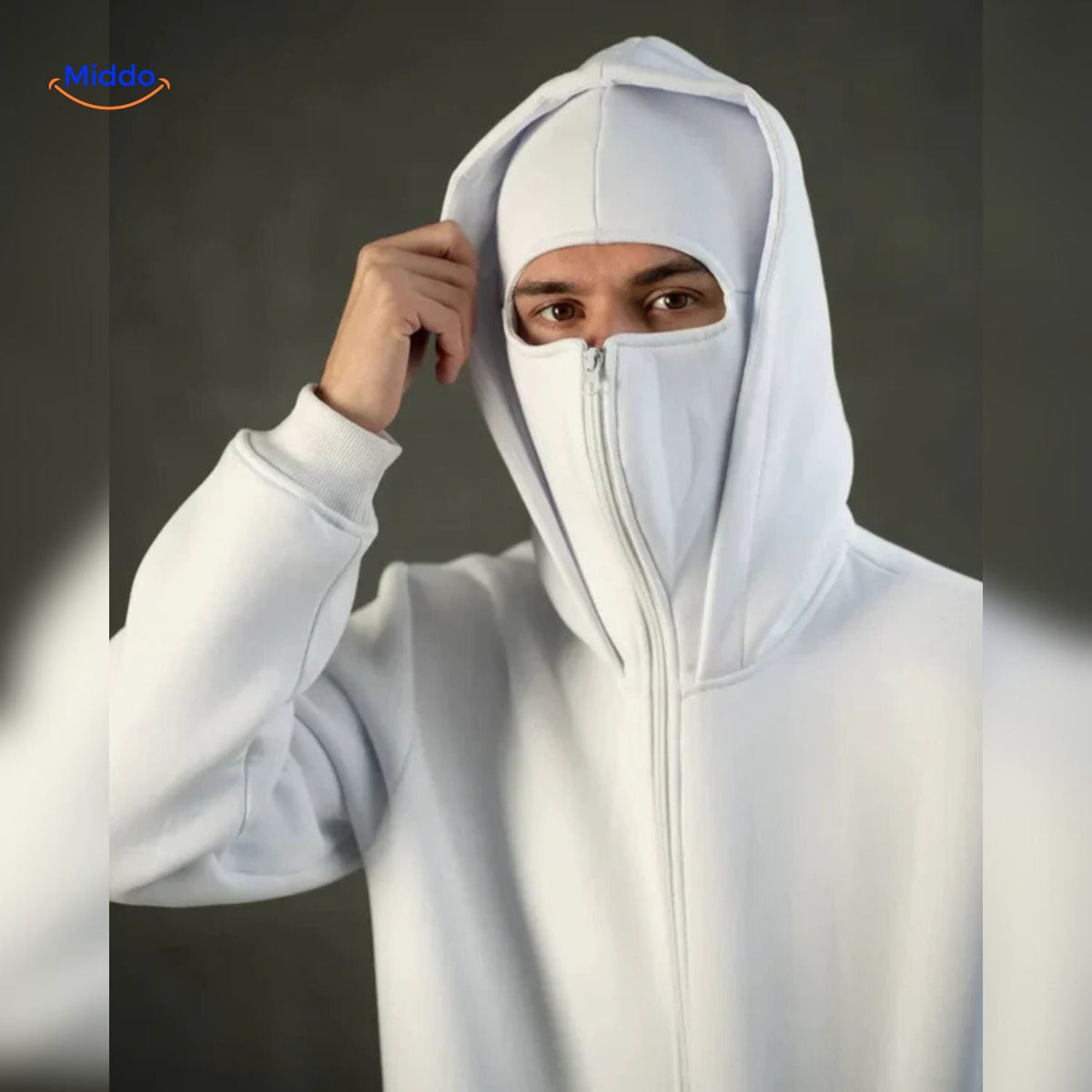 Cotton Double-Hood Pullover Sweatshirt – Unisex Fall & Winter Layering Essential for Men & Women | Thomler