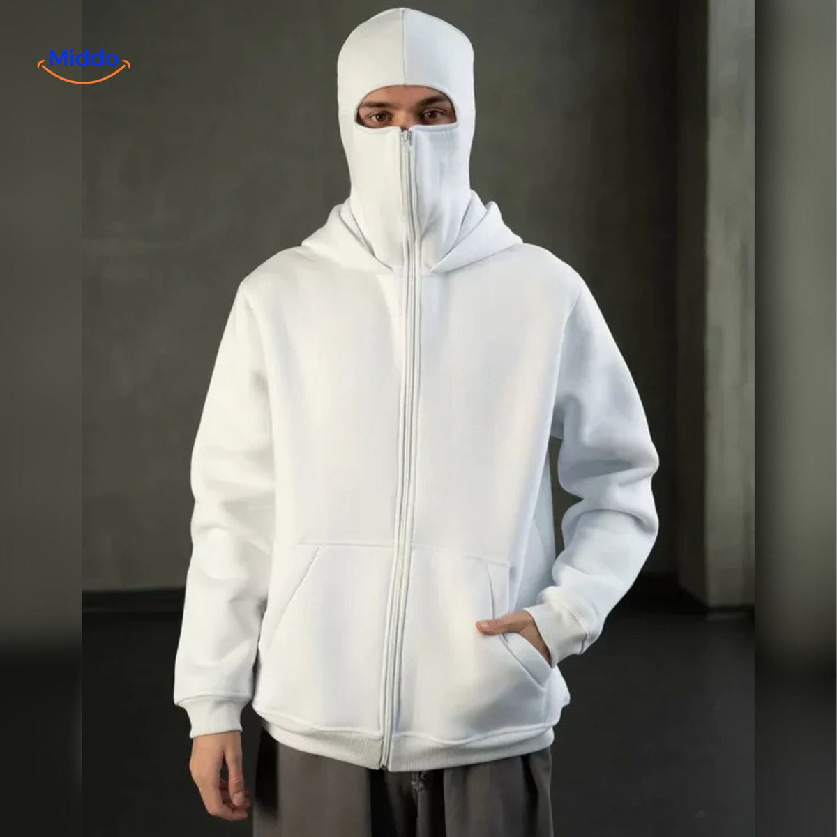 Cotton Double-Hood Pullover Sweatshirt – Unisex Fall & Winter Layering Essential for Men & Women | Thomler