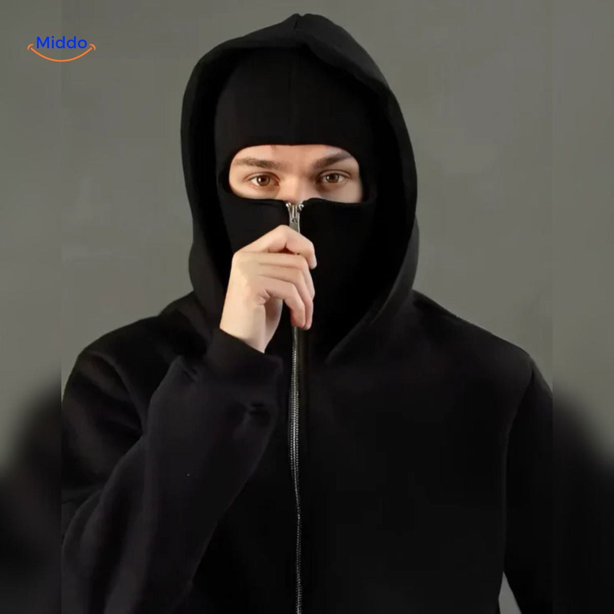 Cotton Double-Hood Pullover Sweatshirt – Unisex Fall & Winter Layering Essential for Men & Women | Thomler