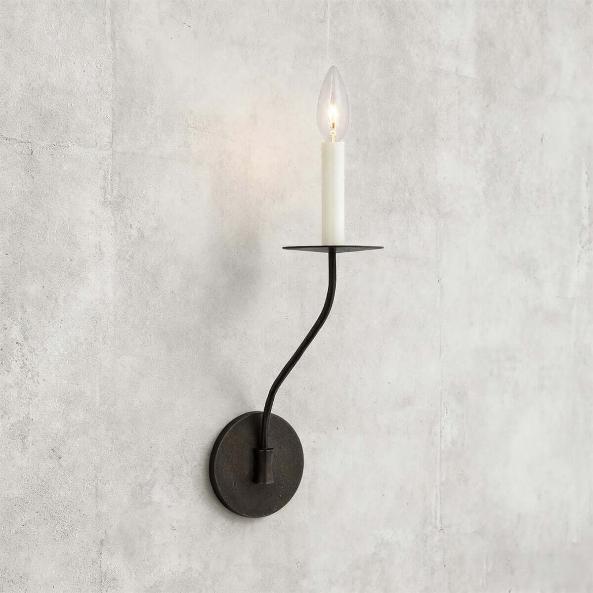 Wall Lamp Brass E14 40W 28.7 in Living Room Hallway Bedside Light Artistic Minimalist Accent | Thomler