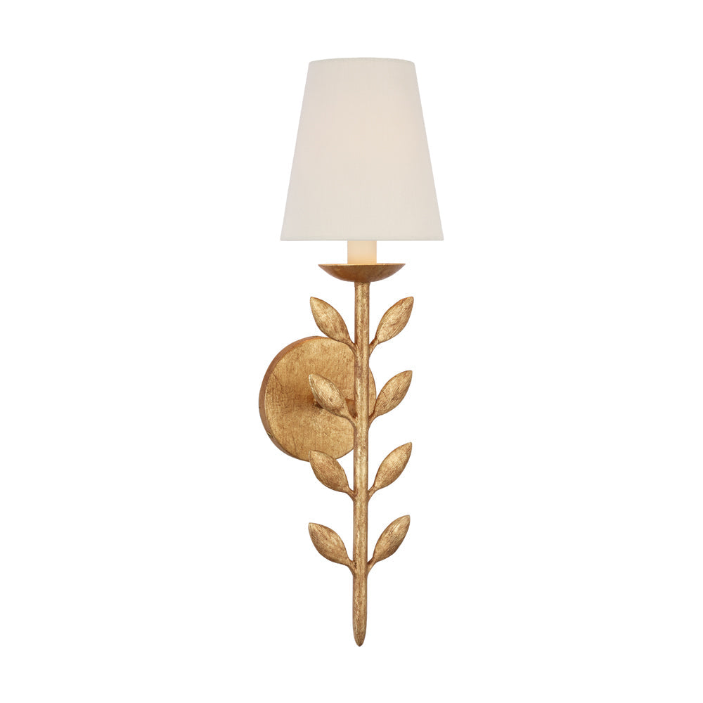 Wall Lamp Brass Fabric Shade 20 in Antique Gold Bathroom Vanity Lighting Sconce Dimmable E14 Indoor Outdoor | Thomler