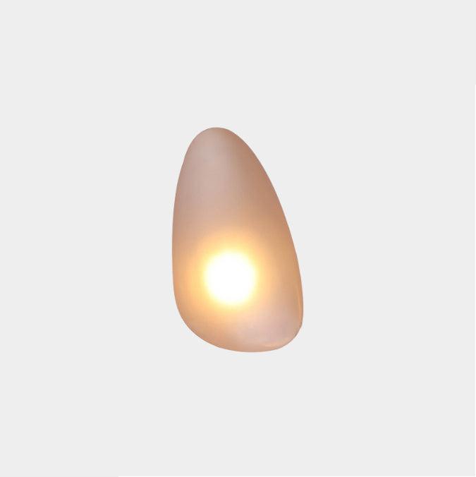 Pebble Glass Wall Lamp 8.6 in LED Indoor Wall Ceiling Light Sculptural Modern Fixture Ambient Lighting | Thomler