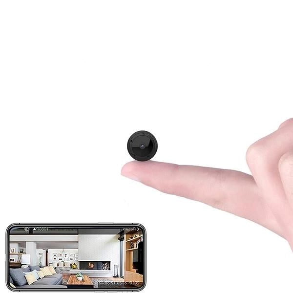 Compact WiFi Security Camera 1080P HD Night Vision Motion Detection Remote Viewing Baby Monitor Pet Cam Indoor Surveillance Home Office | Thomler
