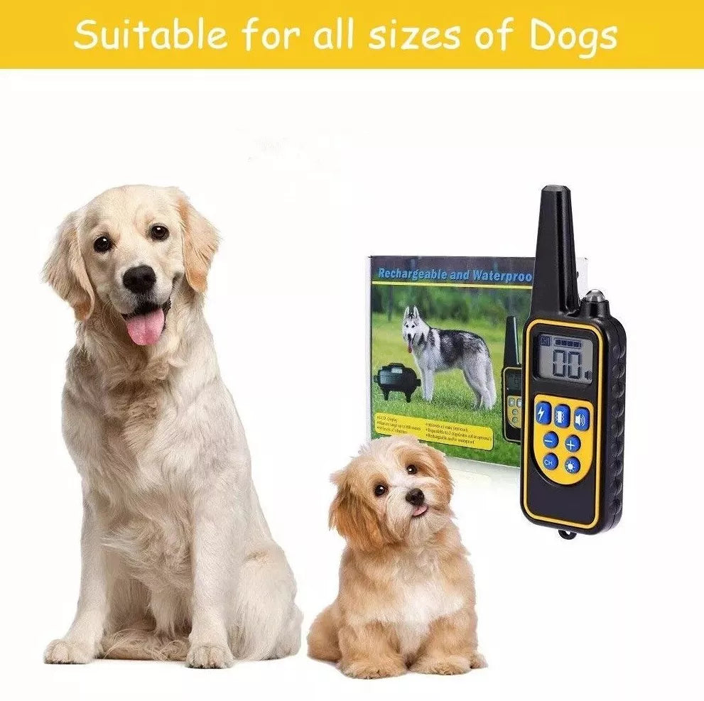 Rechargeable Remote Dog Training Collar – 2600 ft Range, Waterproof with Vibration & Sound Modes for All Breeds | Thomler