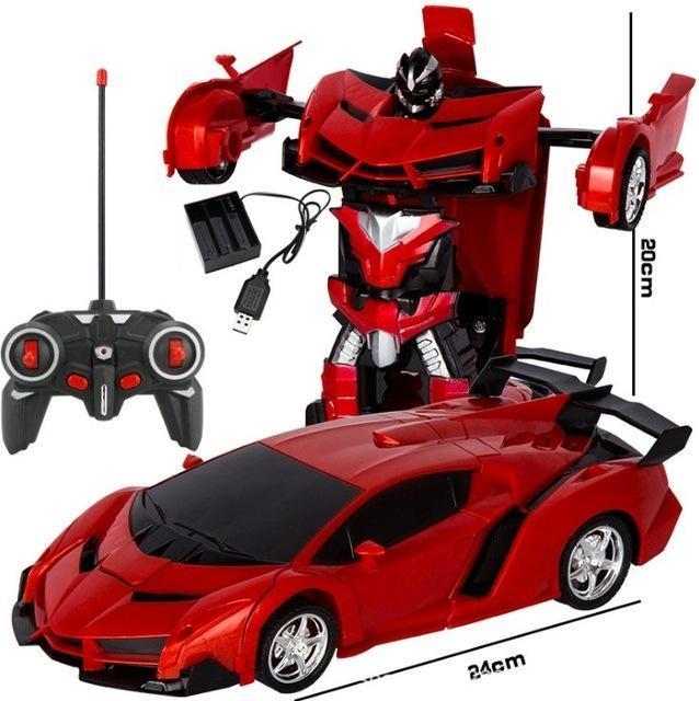 Shape-Shifting Robot Vehicle with Wireless Controller – Dual-Mode Action Figure and Sports Racer | Thomler