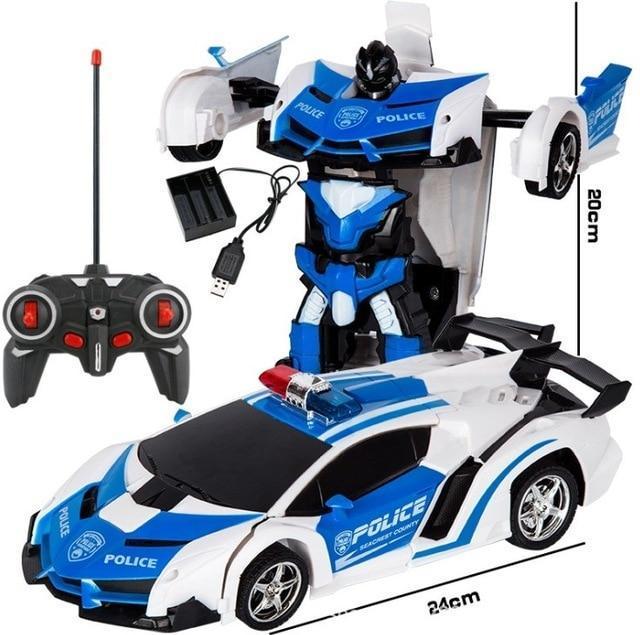 Shape-Shifting Robot Vehicle with Wireless Controller – Dual-Mode Action Figure and Sports Racer | Thomler