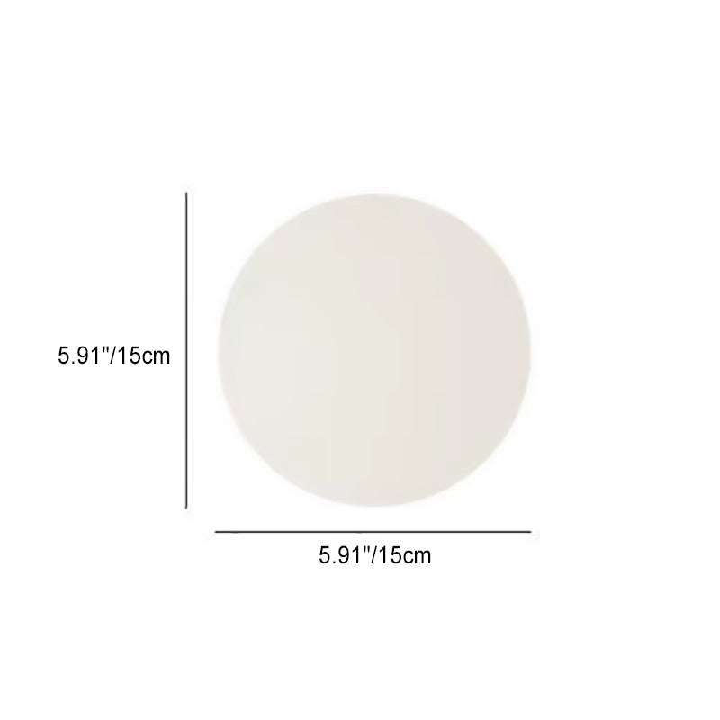 Wall Lamp Glass 5.9 in Minimalist White Living Room Bedroom LED G9 Fixture | Thomler