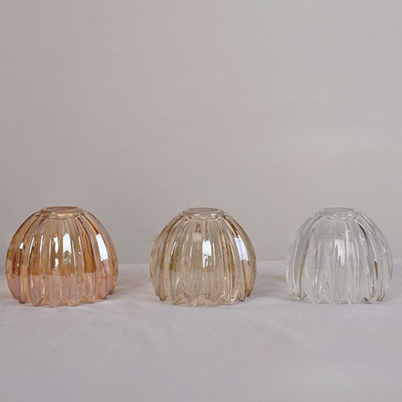 Glass Pendant Light with Brass Accents & Color Options for Dining Room, Living Room, Bedroom | Thomler