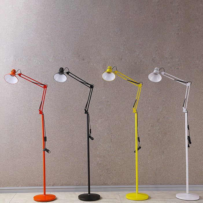 Floor Lamp Iron 43.3 in Adjustable Scandinavian Living Room Bedroom LED E26 Light | Thomler