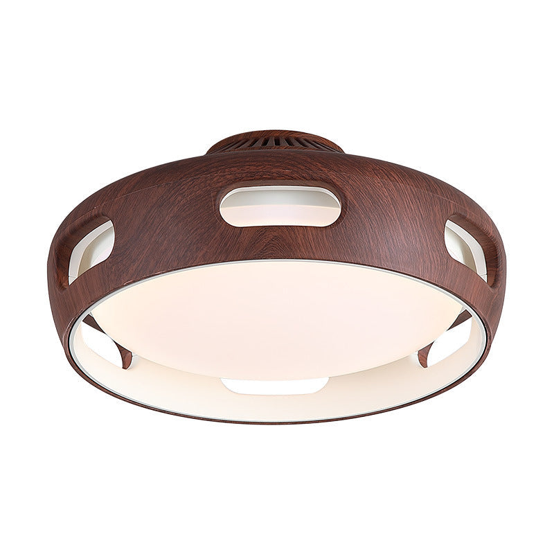 Ceiling Fan Light Acrylic 14.96 in White Nordic Hallway Living Room Bedroom Dimmable LED Remote Control | Thomler