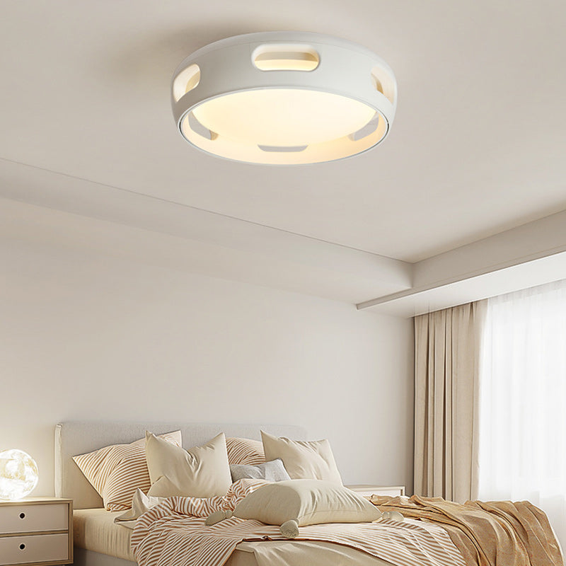 Ceiling Fan Light Acrylic 14.96 in White Nordic Hallway Living Room Bedroom Dimmable LED Remote Control | Thomler