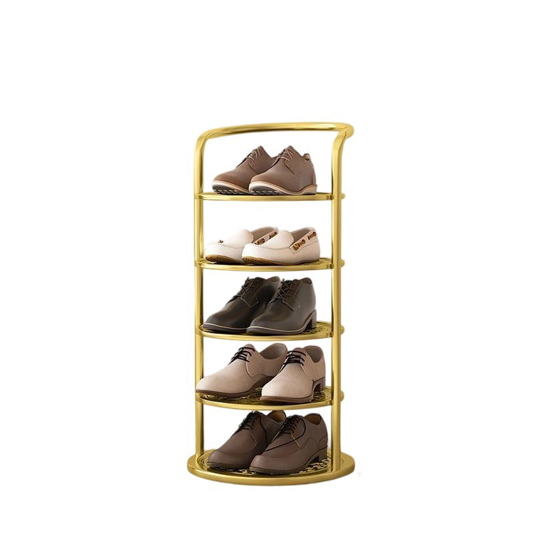 Metal Shoe Rack Tower – Vertical Round Organizer for Entryway & Closet – 5 to 8 Tier Storage | Thomler