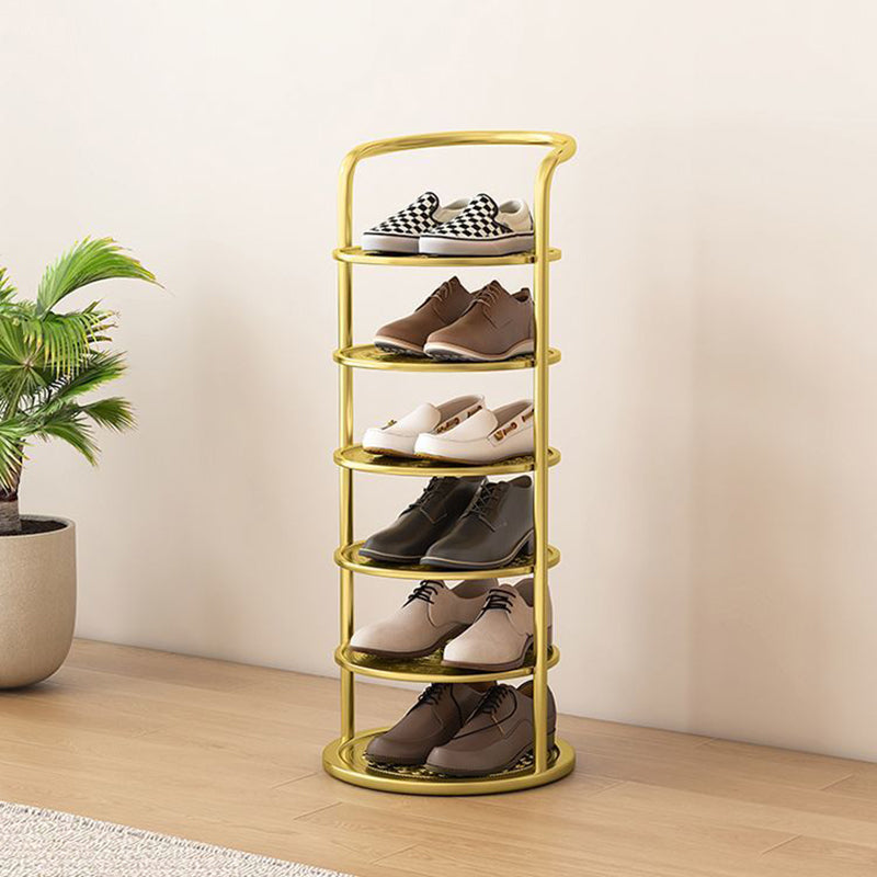Metal Shoe Rack Tower – Vertical Round Organizer for Entryway & Closet – 5 to 8 Tier Storage | Thomler
