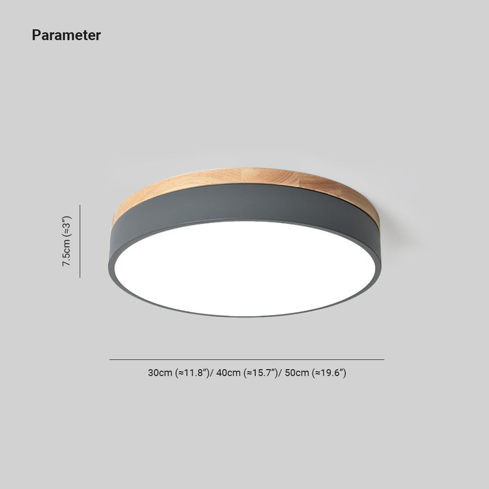 Dimmable Round LED Ceiling Light for Living Rooms, Bedrooms & Kitchens | Thomler