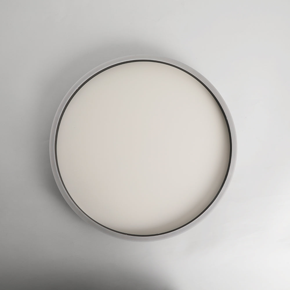 Modern Round LED Ceiling Light Metal Ring Fixture for Bedroom & Living Room | Thomler