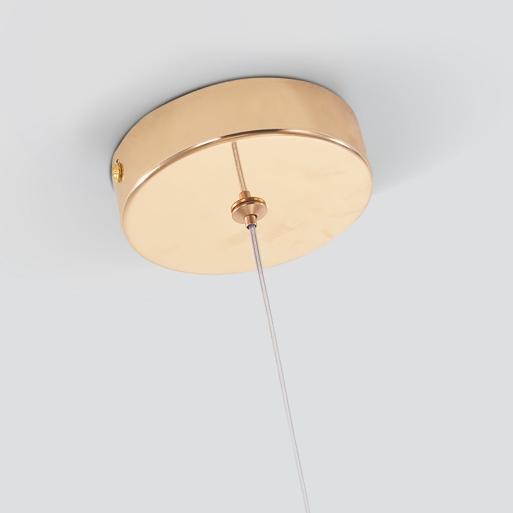 Golden Teardrop Crystal Chandelier for Kitchen and Living Room | Thomler