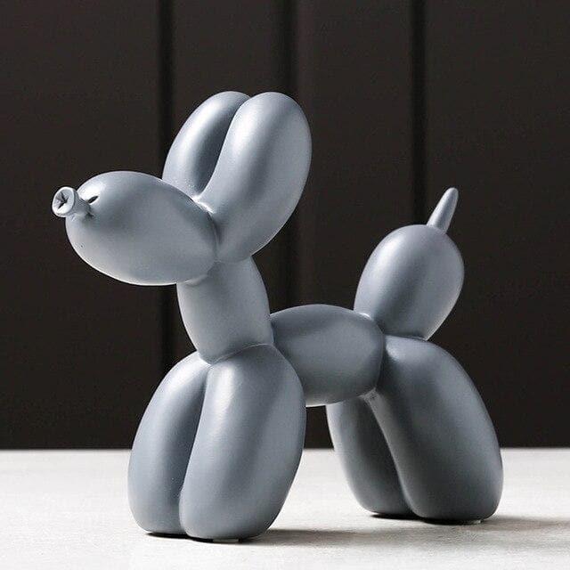 Balloon Dog Sculpture Resin 20.0 cm Modern Living Room Shelf Decor Contemporary Art Object Kids Room Ornament | Thomler
