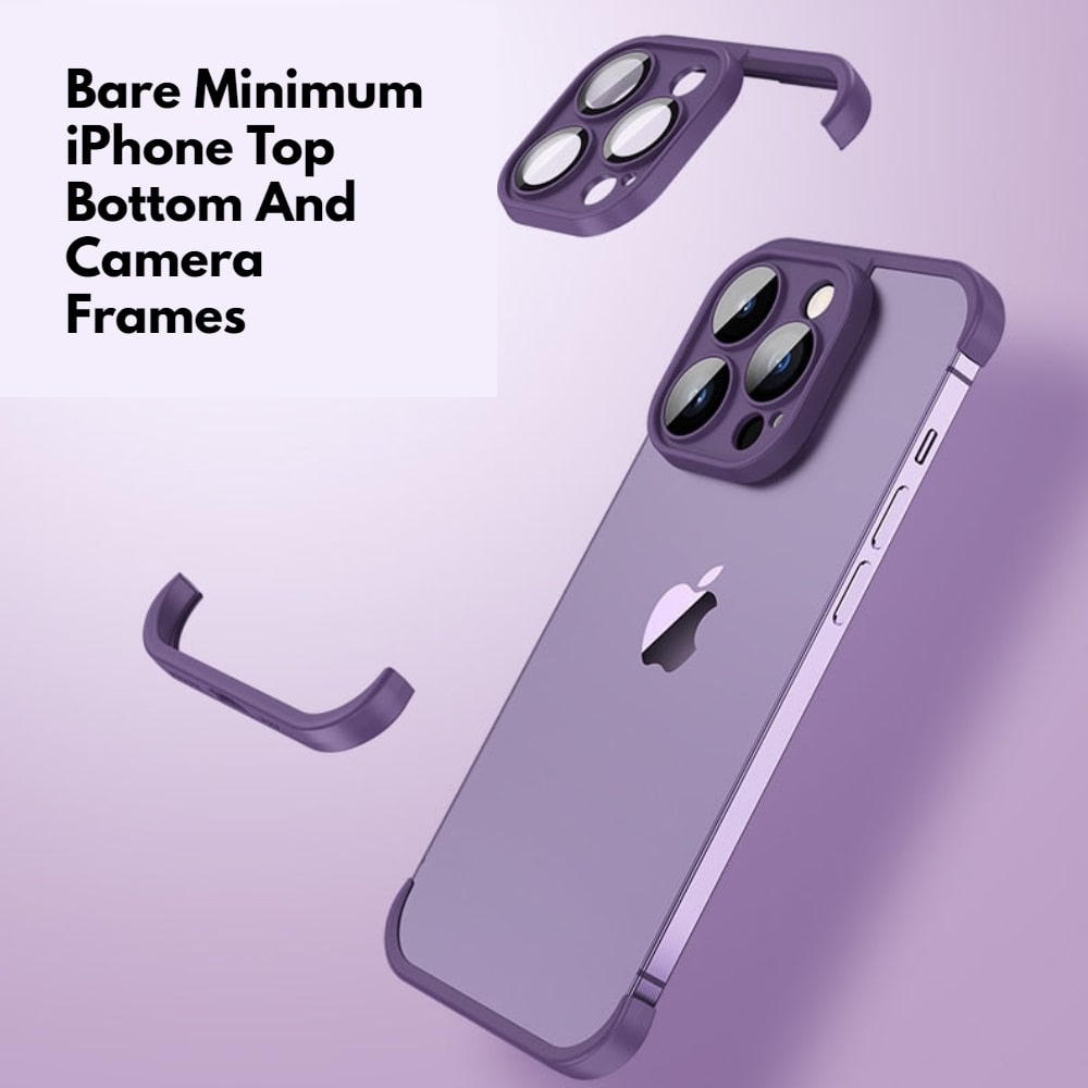 Slim Edge Protection iPhone Case with Camera Guard for 14 15 16 17 Pro Max Air Plus – Top Bottom Frame Design Wireless Charging Compatible | Thomler